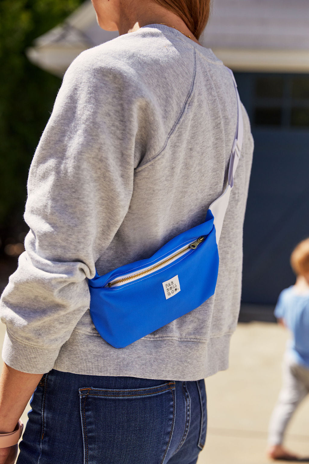 Side Stitch Bag - Blue